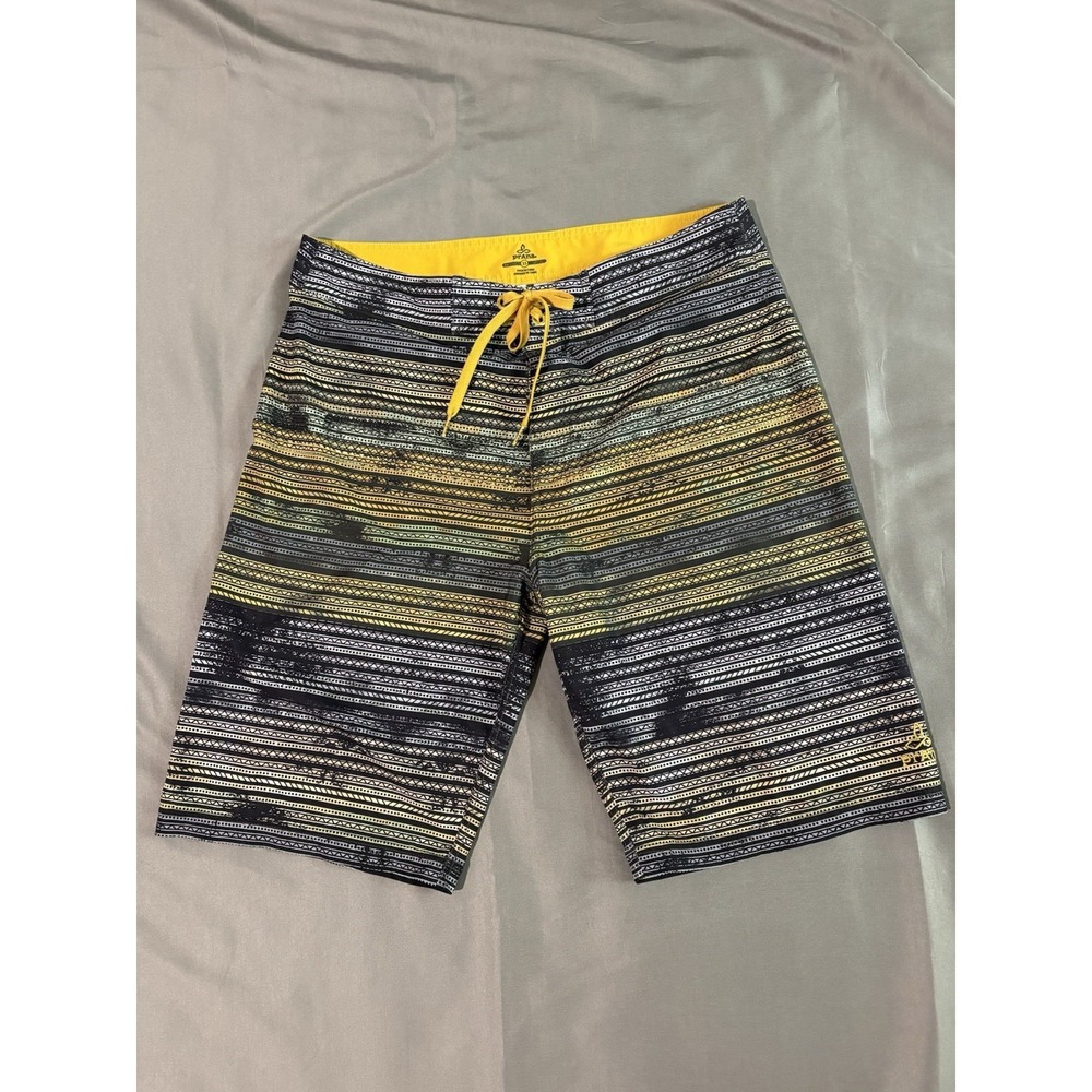 prAna Men's Sediment Board Shorts with UPF 50+ Size 33